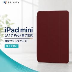 iPad mini A17 Pro ��7���� �P�[�X �t���b�v�J�o�[ �蒠 ���C�����b�h �X�^���h �J�[�h�z���_�[ �J�o�[ �l�C ���{�u�����h ���i�� ������