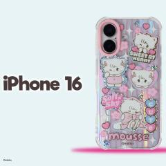 iPhone 16 �P�[�X SKINNYDIP Lil ala mode LA ���[�X �s���N �O���b�^�[ �ϏՌ� �X�}�z�P�[�X