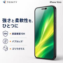 iPhone16 �K���X�t�B���� �S�����K���X �t���J�o�[ �\��s�^ �o�u�����X Simplism �g���j�e�B �u���b�N FLEX 3D �d�x10H ��U�h�~ �ی�t