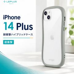 iPhone 14 Plus �P�[�X iPhone 14 Plus �P�[�X �N���A ������ �w�ʃN���A �ϏՌ� �Ϗ� �_�[�N�O���[ �O���[ �D�F �n�C�u���b�h�P�[�X ��