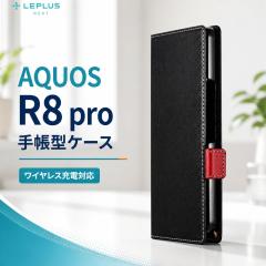 AQUOS R8 pro �P�[�X AQUOS R8 pro �P�[�X �蒠�^ ���U�[ �J�[�h���[ �X�g���b�v�z�[�� �}�O�l�b�g �X�^���h �����݌v SH-51D �V���[�v 
