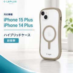 iPhone 15 Plus iPhone 14 Plus �P�[�X iPhone 15 14 Plus �n�C�u���b�h�P�[�X �O���[�W�� �w�ʃN���A �P�[�X �ϏՌ� �Ռ��z�� MagSafe 