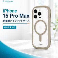 iPhone 15 Pro Max �n�C�u���b�h�P�[�X �O���[�W�� �w�ʃN���A �P�[�X �ϏՌ� �Ռ��z�� MagSafe ���� �[�d �J�����ی� �X�g���b�v�z�[�� 