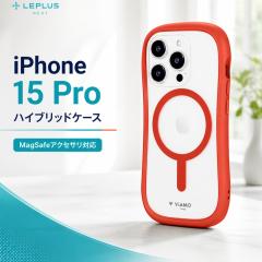 iPhone 15 Pro �P�[�X iPhone15Pro �n�C�u���b�h�P�[�X ���b�h �� �w�ʃN���A �P�[�X �ϏՌ� �Ռ��z�� MagSafe ���� �[�d �J�����ی� �X