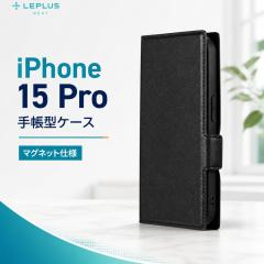 iPhone 15 Pro �P�[�X iPhone15 Pro �蒠�^ �P�[�X �u���b�N ���^ �y�� PU���U�[ �ϏՌ� �}�O�l�b�g�d�l �J�[�h���[ �X�^���h �A�C�t�H��