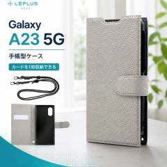 Galaxy A23 5G �P�[�X �蒠�^ �V�����_�[�X�g���b�v�t�� �c�� 2WAY �ϏՌ� ���� �J�[�h���[ ���C�g�O���[ �M�����N�V�[ SC-56C SCG18 �h