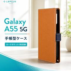 Galaxy A55 5G �P�[�X �蒠�^ �ϏՌ� �X���� �y��PU���U�[ �M�����N�V�[ SC-53E �h�R�� docomo �u���E�� ���F �L������ �蒠�^�P�[�X ��