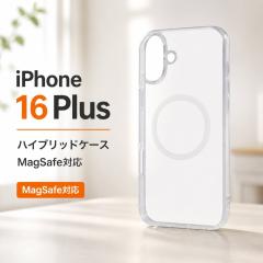 iPhone 16 Plus �P�[�X �N���A �}�O�l�b�g iPhone16Plus �A�C�t�H�� 16�v���X ���C�����X�[�d �N���A�P�[�X �J�o�[ �\�t�g �n�[�h �X�}�z