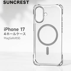 iPhone17 �P�[�X �N���A �V���o�[ ���^���b�N �X�g���b�v�z�[�� �l�p �V�����_�[ MagSafe �}�O�Z�[�t �Ή� �ϏՌ� �\�t�g �t�`���݌v �J