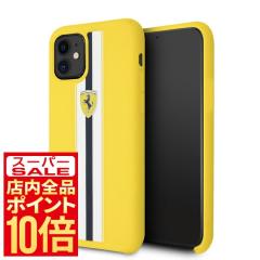 iPhone11 �P�[�X Ferrari �V���R�� �X�g���C�v �C�G���[ �t�F���[�� FESPIHCN61YE �X�}�z�P�[�X �A�C�t�H���P�[�X �X�}�[�g�t�H���P�[�X 