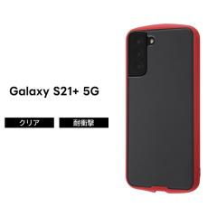 Galaxy S21 �P�[�X �w�ʃN���A �ϏՌ� �N���A ���b�h �� red GalaxyS21 au SCG10 �M�����N�V�[ �G�X�g�D�G���e�B�[�����v���X TPU �n�[�h
