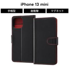 iPhone 13 mini �ϏՌ� �蒠�^�P�[�X �V���v�� �}�O�l�b�g �u���b�N ���b�h �J�[�h���[ iPhone13 mini