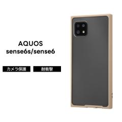 AQUOS sense6 �ϏՌ��n�C�u���b�h�P�[�X Pufful ���d�x �X�N�G�A �N���A �x�[�W�� ����