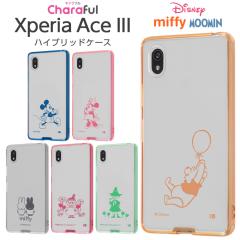 Xperia Ace III �P�[�X SO-53C SOG08 �J�o�[ �f�B�Y�j�[ �L�����N�^�[ �X�}�z�P�[�X Charaful �N���A �~�b�L�[ �~�j�[ �v�[���� �~�b�t�B
