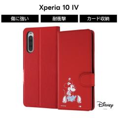 Xperia 10 IV �P�[�X �蒠�^ �f�B�Y�j�[ �~�j�[ �L�����N�^�[ �ϏՌ� ���킢�� �J�o�[ Xperia10IV SOG07 SO-52C �蒠�^�P�[�X �G�N�X�y��