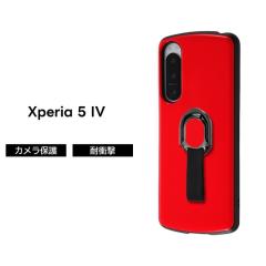 Xperia5IV �P�[�X �ϏՌ� �����O�t ���b�h �� red Xperia 5 IV �G�N�X�y���A �ی� �\�t�g �\�t�g�P�[�X �n�[�h �n�[�h�P�[�X �X�}�z�P�[
