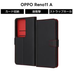 OPPO Reno11 A �P�[�X �蒠�^ �}�O�l�b�g OPPOReno11A CPH2603 �I�b�|���m11A �蒠�^�P�[�X �u���b�N ���b�h �\�t�g �n�[�h �X�}�z�P�[�X