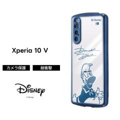Xperia 10 V �P�[�X �f�B�Y�j�[ �J�o�[ �N���A �L�����N�^�[ �h�i���h �ϏՌ� Xperia10V SO-52D SOG11 �X�}�z�P�[�X �G�N�X�y���A �e�� 