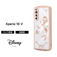 Xperia 10 V �P�[�X �f�B�Y�j�[ �A���G�� �J�o�[ �N���A �L�����N�^�[ �ϏՌ� Xperia10V SO-52D SOG11 �X�}�z�P�[�X �G�N�X�y���A �e�� 
