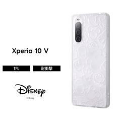 Xperia 10 V �P�[�X �f�B�Y�j�[ �N���A �~�b�L�[ �L�����N�^�[ �ϏՌ� Xperia10V SO-52D SOG11 �G�N�X�y���A �e�� �}�[�N�t�@�C�u �\�t�g