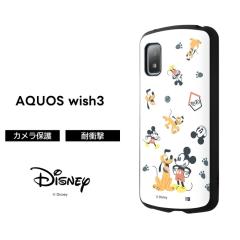 AQUOS wish3 �P�[�X �~�b�L�[ �v���[�g �ϏՌ� �A�N�I�X�E�B�b�V��3 SH-53D A302SH AQUOSwish3 �ϏՌ��P�[�X �\�t�g �n�[�h �X�}�z�P�[�X