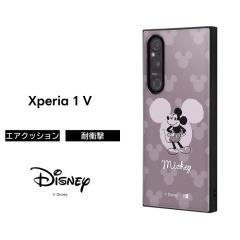 Xperia 1 V �P�[�X �~�b�L�[ �f�B�Y�j�[ Xperia1V SO-51D SOG10 �G�N�X�y���A �ϏՌ� �\�t�g �n�[�h �X�}�z�P�[�X �L�����N�^�[ Xperia1V