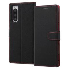 Xperia 5 �蒠�^�P�[�X �V���v�� �}�O�l�b�g �X���[�v�@�\�Ή� �u���b�N ���b�h �J�[�h���[