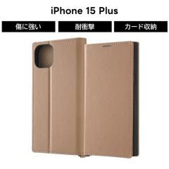 iPhone 15 Plus �P�[�X �蒠�^ �V���v�� �u���E�� iPhone15Plus �A�C�t�H��15�v���X 15Plus �蒠�^�P�[�X �\�t�g �n�[�h �X�}�z�P�[�X �J