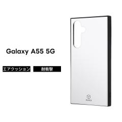 Galaxy A55 5G �P�[�X �ϏՌ� �V���v�� GalaxyA55 SC-53E SCG27 �M�����N�V�[A55 �ϏՌ��P�[�X ��v �z���C�g �\�t�g �n�[�h �X�}�z�P�[