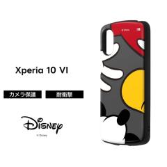 Xperia 10 VI �P�[�X �f�B�Y�j�[ �~�b�L�[�}�E�X �C���O���� �~�b�L�[&�t�����Y �G�A�N�b�V���� �Ռ��z�� �ϏՌ� �J�����ی� TPU �|���J