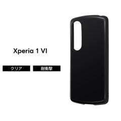 Xperia 1 VI �P�[�X �ϏՌ� �V���v�� Xperia1VI SO 51E �G�N�X�y���A1VI �u���b�N �ϏՌ��P�[�X ��v �Ռ��z�� �\�t�g �n�[�h �X�}�z�P�[