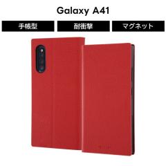 Galaxy A41 �P�[�X �蒠�^ �}�O�l�b�g ���b�h docomo SC 41A au SCV48 ���U�[ �� �V���v�� �ϏՌ� IC�J�[�h�|�P�b�g �M�����N�V�[ �G�[ 