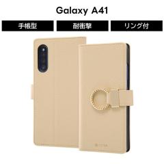 Galaxy A41 �P�[�X �蒠�^ �����O�t�� GalaxyA41 docomo SC 41A au SCV48 �M�����N�V�[A41 ���U�[ �V���v�� �\�t�g �n�[�h �X�}�z�P�[�X 