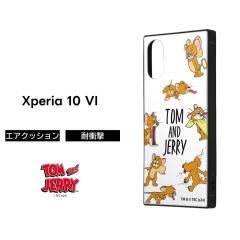 Xperia 10 VI �P�[�X �L�����N�^�[ �g���ƃW�F���[ Xperia10VI SO-52E �G�N�X�y���A10VI �W�F���[ �ϏՌ� ��v �\�t�g �n�[�h �X�}�z�P�[