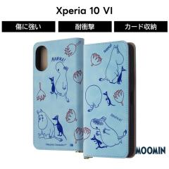 Xperia 10 VI �P�[�X ���[�~�� �蒠�^ Xperia10VI SO-52E �G�N�X�y���A10VI �L�����N�^�[ Moomin ������� �\�t�g �n�[�h �X�}�z�P�[�X 