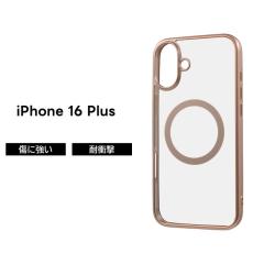 iPhone 16 Plus �P�[�X �N���A MagSafe�Ή� iPhone16Plus �A�C�t�H�� 16�v���X �}�O�l�b�g �s���N �S�[���h �\�t�g �n�[�h �X�}�z�P�[�X 
