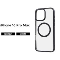 iPhone 16 Pro Max �P�[�X �N���A MagSafe�Ή� iPhone16ProMax �A�C�t�H�� 16�v���}�b�N�X ���� �u���b�N �\�t�g �n�[�h �X�}�z�P�[�X ��