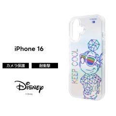 iPhone 16 �P�[�X �N���A �������� �~�b�L�[ iPhone16 �A�C�t�H��16 �f�B�Y�j�[ �L�����N�^�[ ���킢�� �ϏՌ� �ی� �\�t�g �X�}�z�P�[�X