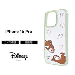 iPhone 16 Pro �P�[�X �f�B�Y�j�[ �`�b�v �f�[�� �C���O���� �~�b�L�[&�t�����Y �G�A�N�b�V���� �Ռ��z�� �J�����ی� TPU �|���J�[�{�l�[