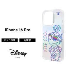 iPhone 16 Pro �P�[�X �N���A �������� �~�b�L�[ iPhone16Pro �A�C�t�H�� 16�v�� �f�B�Y�j�[ �L�����N�^�[ �ϏՌ� �\�t�g �X�}�z�P�[�X 