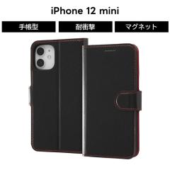 iPhone 12 mini �ϏՌ� �蒠�^�P�[�X �V���v�� �}�O�l�b�g �u���b�N ���b�h �J�[�h���[ iPhone12 mini