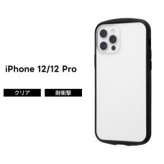 iPhone 12 Pro �ϏՌ��n�C�u���b�h�P�[�X Puffull �N���A �u���b�N ���� iPhone12