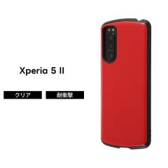 Xperia 5 II �P�[�X ���b�h SO-52A SOG02 XQ-AS42  �ϏՌ� �V���v�� �������