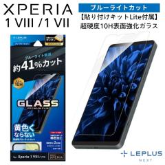 Xperia 1 VIII �K���X�t�B���� �u���[���C�g�J�b�g �G�N�X�y���A1VIII VII SO-51G XQ-GE44 �w��h�~ �C�A ��U �h�~ �L�b�g�t�� �ڂɗD��