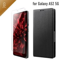 Galaxy A52 �P�[�X �蒠�^ �ϏՌ� ���� �u���b�N Galaxy A52 5G SC-53B �蒠�^�P�[�X �J�o�[ �n�[�h �Ռ��z�� ��ʕی�t�B���� �X�}�z�P