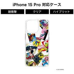 iPhone15 Pro �N���A�n�C�u���b�h�P�[�X MARVEL �}�[�x�� iPhone�P�[�X ���킢�� ������� �P�[�X �J�o�[ TPU �X�}�z�P�[�X �X�g���b�v�z