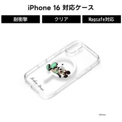 iPhone 16 iPhone16 �P�[�X MagSafe�Ή� �~�b�L�[ �f�B�Y�j�[ �X�g���b�v�z�[�� �n�C�u���b�h �A�C�t�H��16 �~�b�L�[�}�E�X iPhone16�P�[
