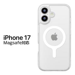 iPhone17 �P�[�X Magsafe�Ή� �N���A iPhone17 �P�[�X �N���A Magsafe�Ή� �ϏՌ� iPhone 17 �P�[�X �ϏՌ� �N���A �n�C�u���b�h�P�[�X 
