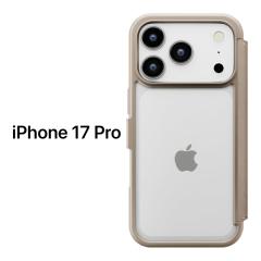 iPhone17Pro �P�[�X �蒠�^ iPhone17 Pro �P�[�X �蒠�^ ���킢�� iPhone 17 Pro �P�[�X �V���v�� �N���A �x�[�W�� �K���X�t���b�v�P�[�X