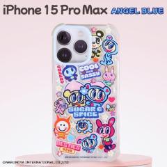 iPhone 15 Pro Max �P�[�X �G���W�F���u���[ �L�����N�^�[ �A�C�t�H��15�v���}�b�N�X ���킢�� ���g�� ANGEL BLUE ���w�� �L�b�Y ������